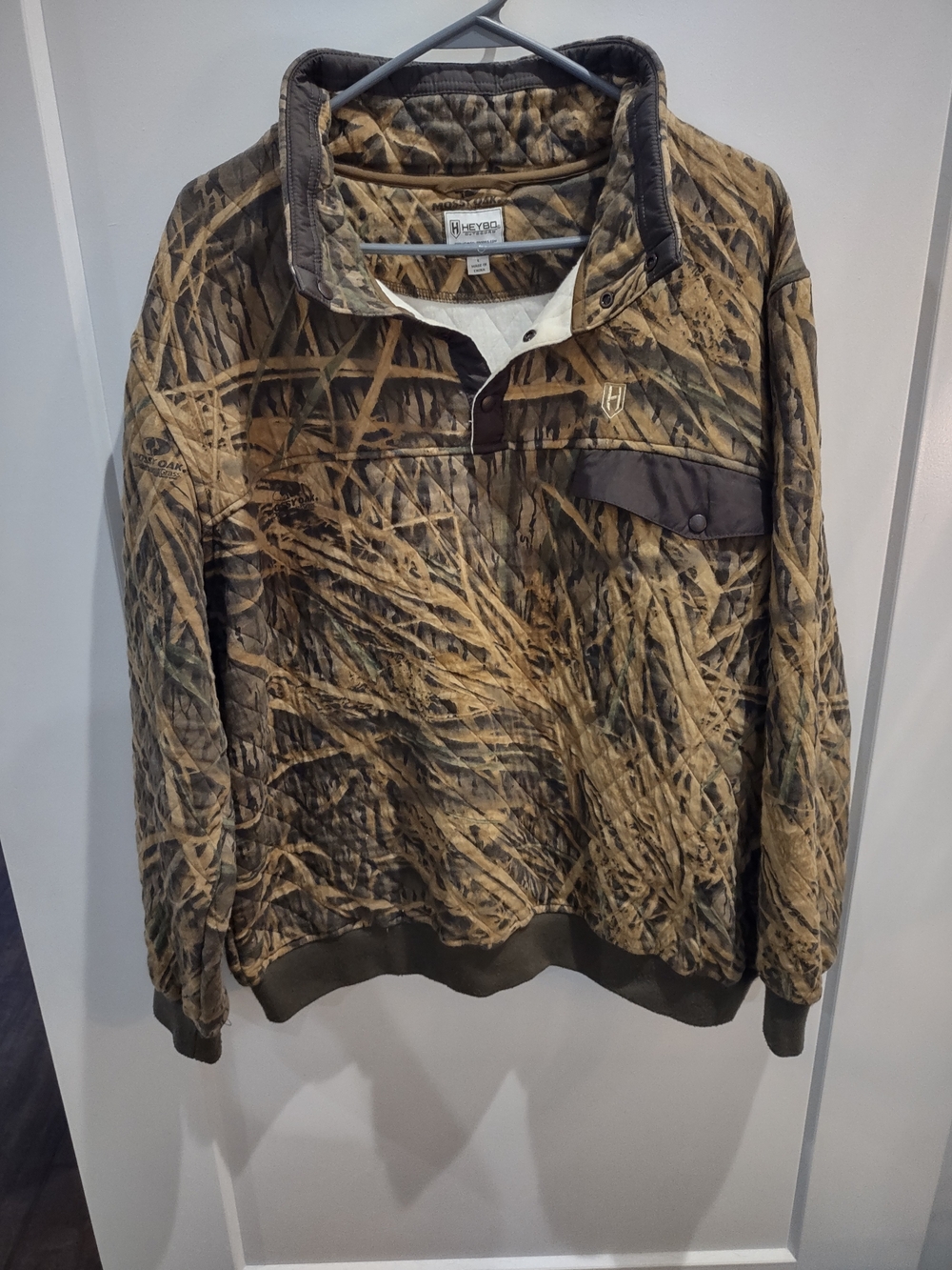 Huntworth Men's Camo Pullover Field Jacket - Realtree Brown